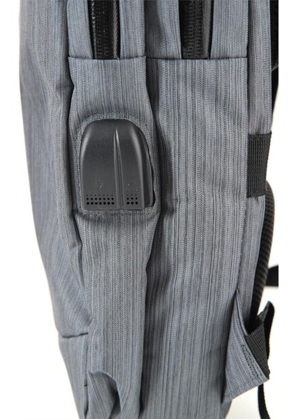 51277 Laptop Bölmeli Sırt Çantası Gri indirimleri