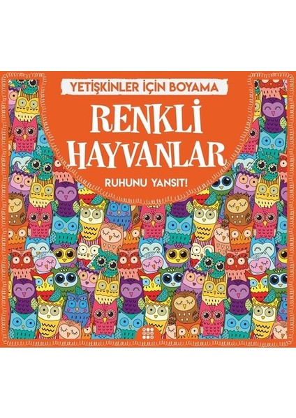 Renkli Hayvanlar-Yetişkinler Için Boyama