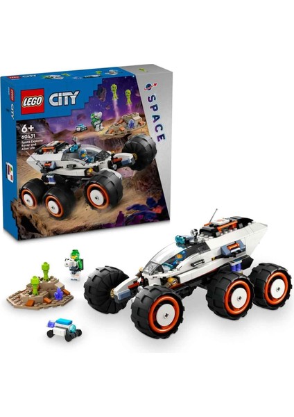 City Uzay Keşif Robotu ve Uzaylı Canlı 60431-6 Yaş ve Üzeri Çocuklar Için 2 Astronot Minifigürü Içeren Yaratıcı Oyuncak Yapım Seti (311 Parça) Alithestereo