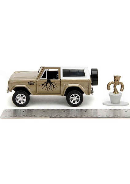 1:32 Ölçekli Marvel Groot 1973 Ford Bronco modelleri
