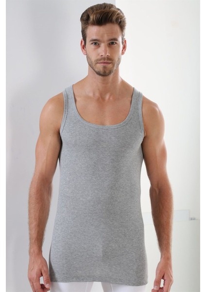 Erkek Ribana Atlet Pamuklu Gri - Xl modelleri