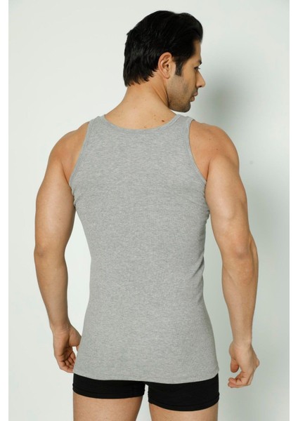 Erkek Fitilli Kaşkorse Atlet Gri - 2xl fırsatları