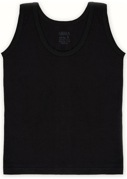 Erkek Çocuk Atlet 3'lü Paket Pamuklu Penye Renkli - 2-4 Yaş fırsatları