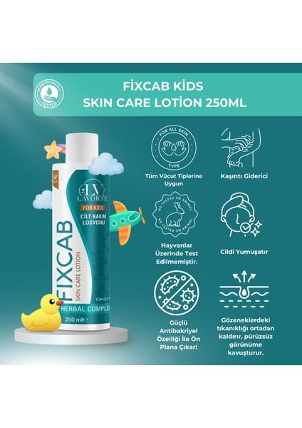 Fıxcab For Kids Cilt Bakım Losyonu ( Scabies ) 250 ml fırsatları