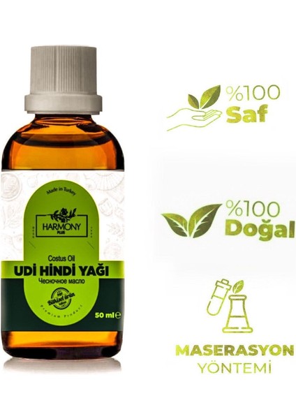 Doğal ve Saf Udi Hindi Yağı 50 ml