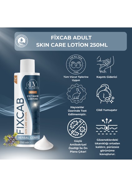 Fixcab Adult Cilt Bakım Losyonu (Scabies) 250 ml fırsatları
