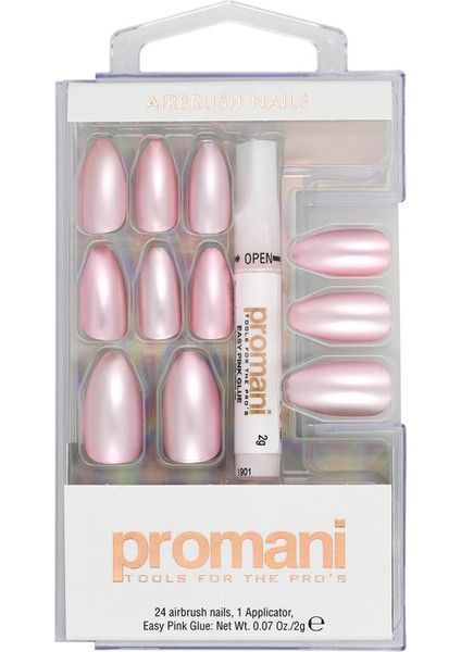 İnci Pembesi Takma Tırnak Kiti