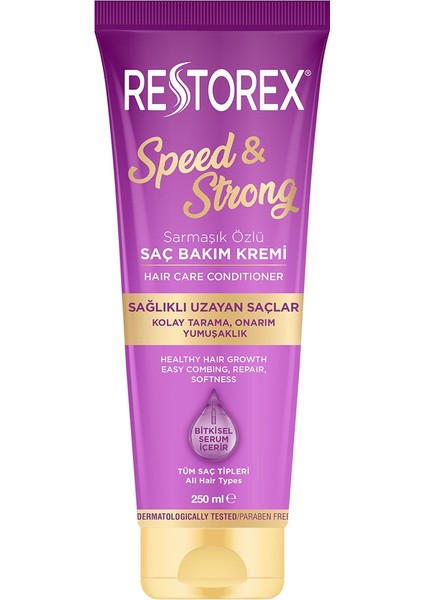 Saç Bakım Kremi Speed&strong 250 ml