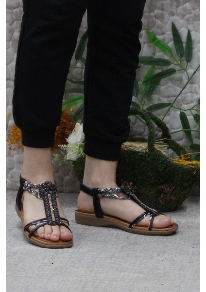 Guja 24Y150-38 Anatomik Rahat Kaymaz Taban Taşlı Kadın Sandalet fiyatları