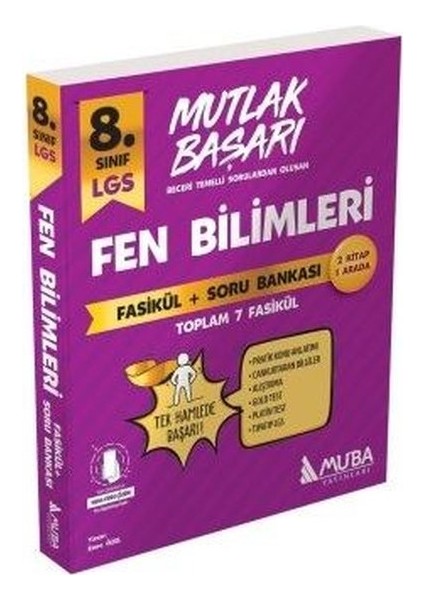 8.sınıf Lgs Mutlak Başarı Fen Bilimleri Fasikül ve Soru Bankası