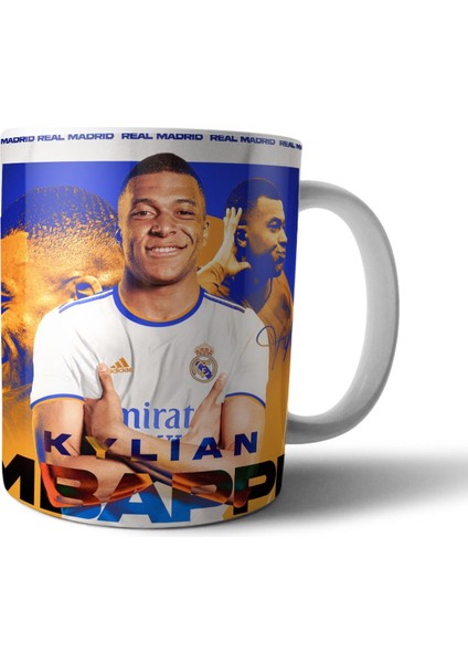 Kylian Mbappe Real Madrid Kupa Bardak Model 1