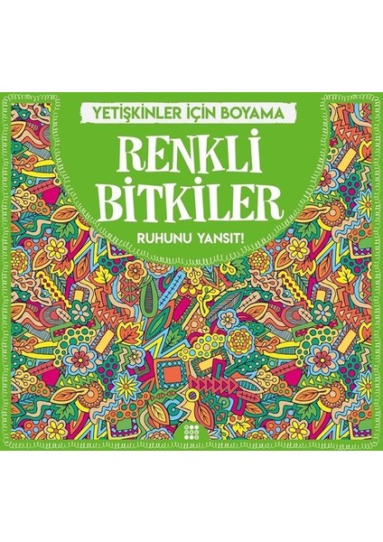 Renkli Bitkiler-Yetişkinler Için Boyama