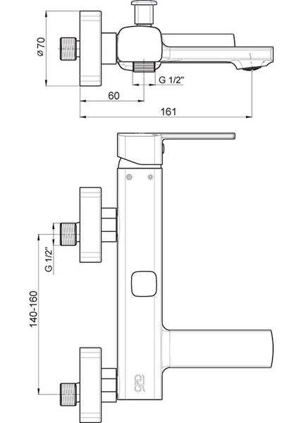 Pedra Banyo Bataryası MBB160