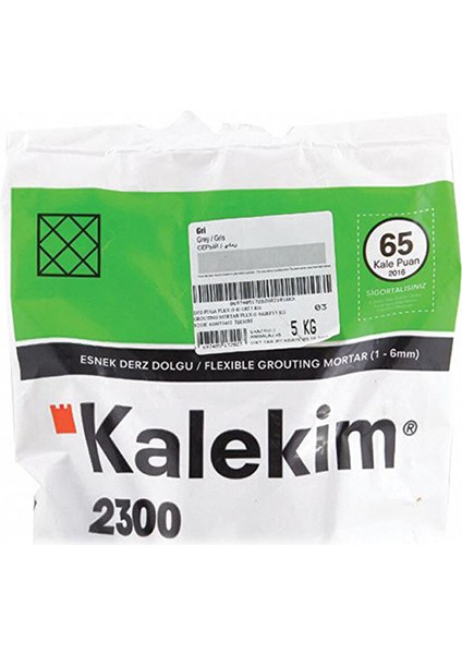 2352 Fugaflex Derz Dolgu Gri 5 kg