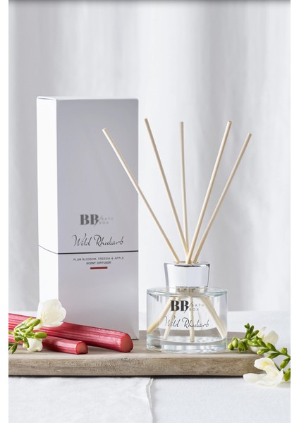 Wild Rhubarb Oda Kokusu, Çubuklu Oda Kokusu, Reed Diffuser 120 ml