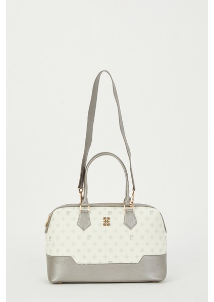 Beyaz Monogram Uzun Askılı Kol Çantası 05PO23Y1734-MN By