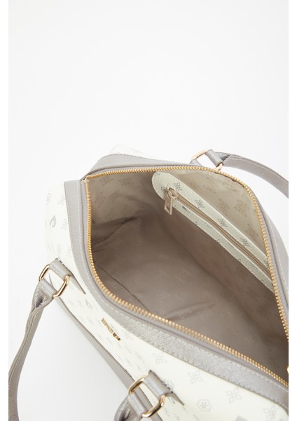 Beyaz Monogram Uzun Askılı Kol Çantası 05PO23Y1734-MN By fırsatları