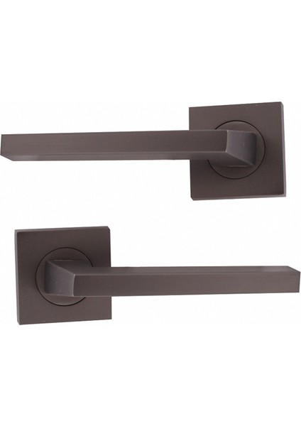 Z. Parma Antrasit Rozetli Kapı Kolu Wc