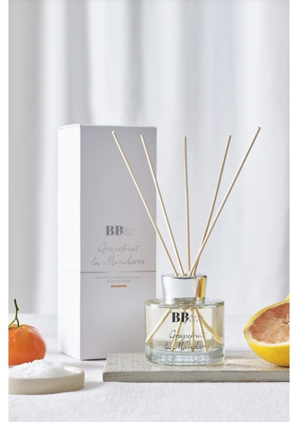 Grapefruit & Mandarin Oda Kokusu, Çubuklu Oda Kokusu, Reed Diffuser 120 ml