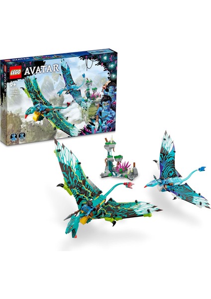 Avatar Jake ve Neytiri Nin Ilk Banshee Uçuşu 75572 Oyuncak Yapım Seti (572 Parça)