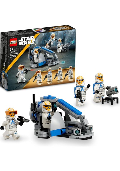 Star Wars™ 332. Ahsoka'nın Klon Trooper I Savaş Paketi 75359-6 Yaş ve Üzeri Star Wars Hayranı Çocuklar Için Yaratıcı Oyuncak Yapım Seti (108 Parça)