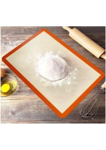 Yağlı Silikon Pişirme Matı, Profesyonel Yanmaz Yapışmaz Yıkanabilir Silikon Pişirme Matı 30CMX40CM