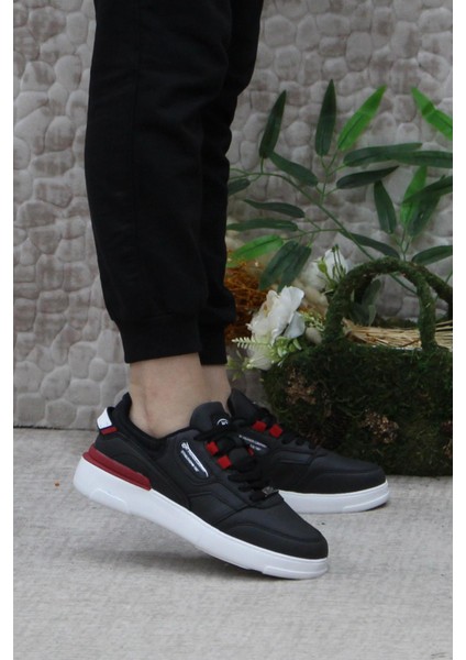 241 1574 Siyah Beyaz Ürün Hafif Rahat Kadın Spor Ayakkabı