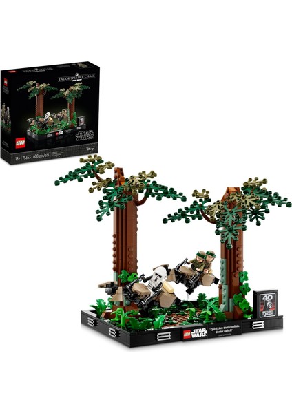Star Wars Endor Hız Motoru Takibi Dioraması 75353