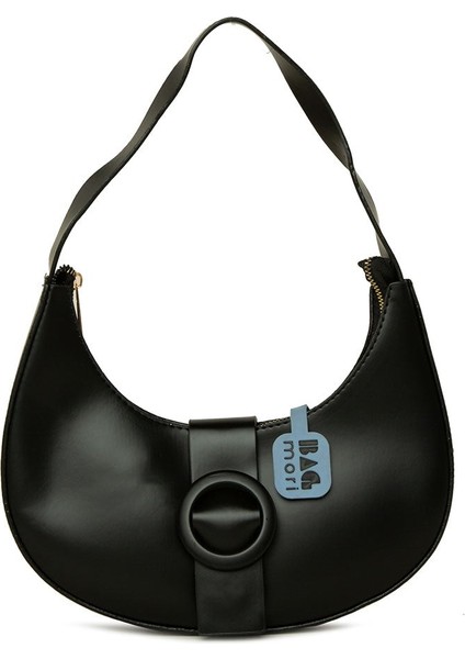 Siyah Oval Aksesuarlı Oval Baget