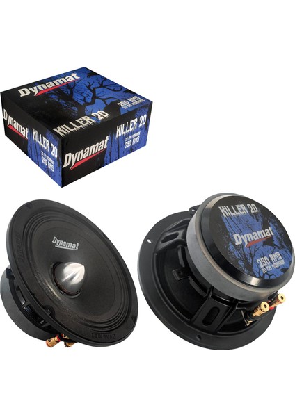 Akdenizpos XD01 Killer-20 Oto Midrange 20CM 250 Watt (Yeni)