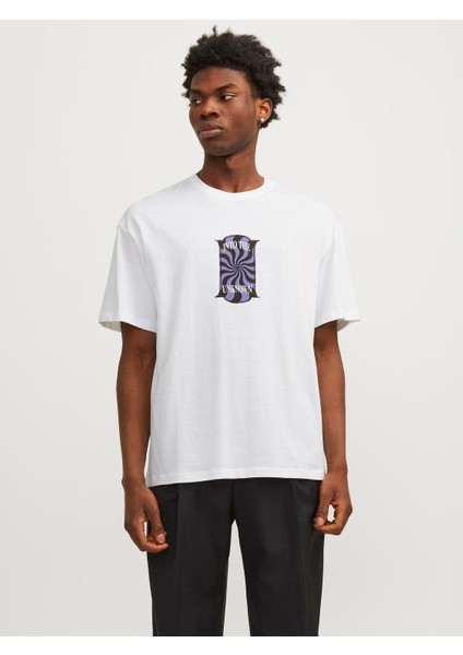 Jordelırıum Tee Ss Crew Neck Tg Ln Erkek Beyaz Tshirt 12256930-01