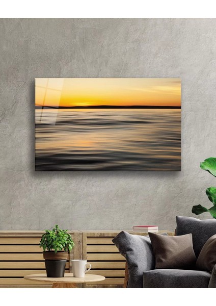 Gün Batımı Cam Tablo Sunset Table