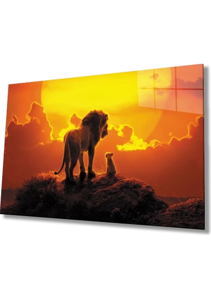 Aslan Cam Tablo