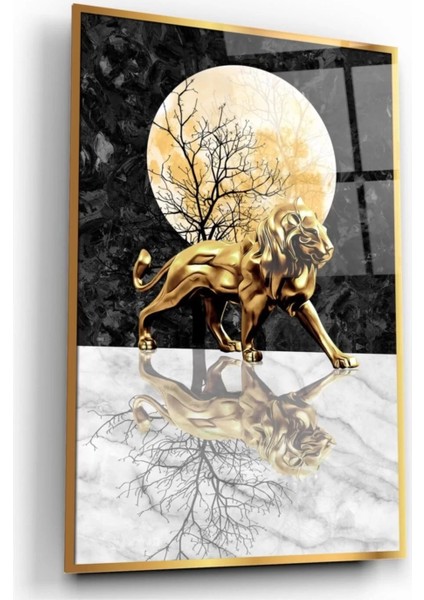 Aslan Cam Tablo