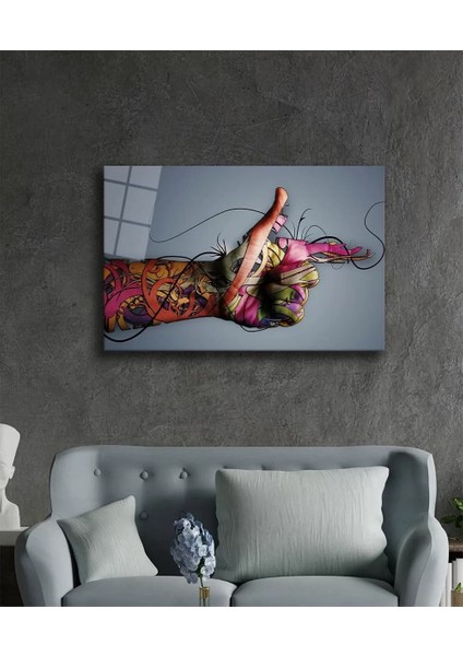 Illüstrasyon Cam Tablo Illustration Art fiyatları