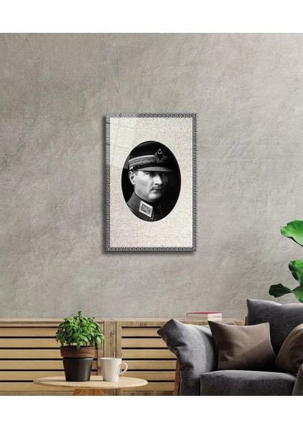 Çerçeveli Atatürk Cam Tablo