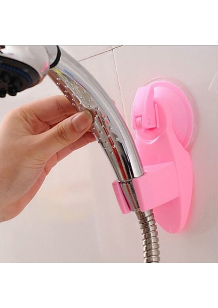 Stil 1 Banyo Hareketli Braketi Güçlü Emme Duş Oturağı Chuck Tutucu Güçlü Takılabilir Duş Başlığı Tutucu (Yurt Dışından)