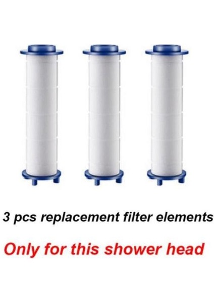 Sadece Filtre Yeni Tasarım Pervane Banyo Duş Başlığı Ayarlanabilir Düğme ile Yüksek Basınçlı Su Tasarrufu Dahili Filtre El Duş Başlığı (Yurt Dışından)