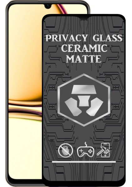 Caseart Realme C53 Tam Kaplayan Mat Seramik Nano Esnek Hayalet Ekran Koruyucu