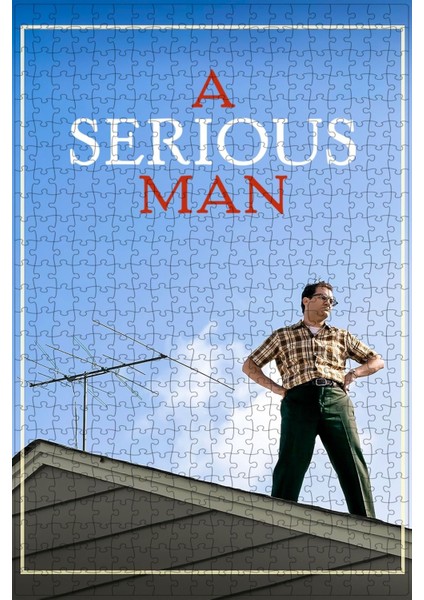 A Serious Man (2009) Film Posterinin 500 Parça Puzzle Yapbozu