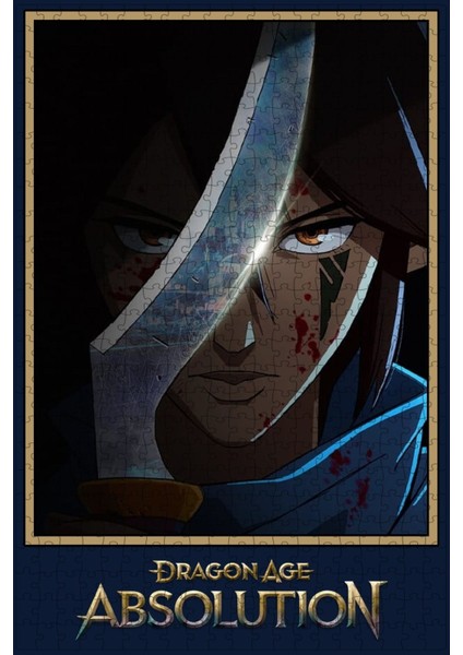 Dragon Age: Absolution (2022) Film Posterinin 500 Parça Puzzle Yapbozu Sürüm2