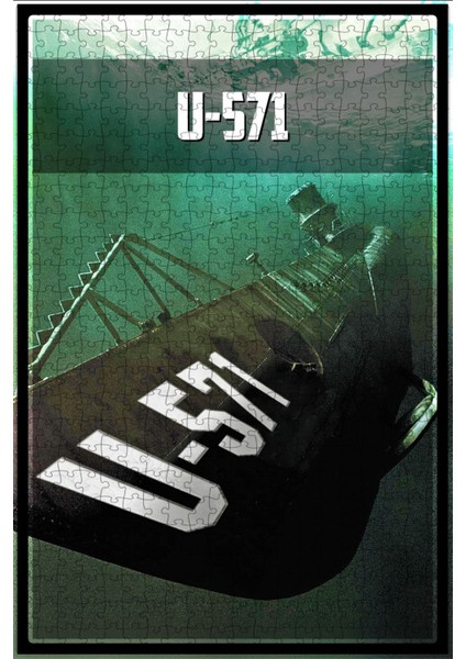 U-571 (2000) Film Posterinin 500 Parça Puzzle Yapbozu Sürüm2