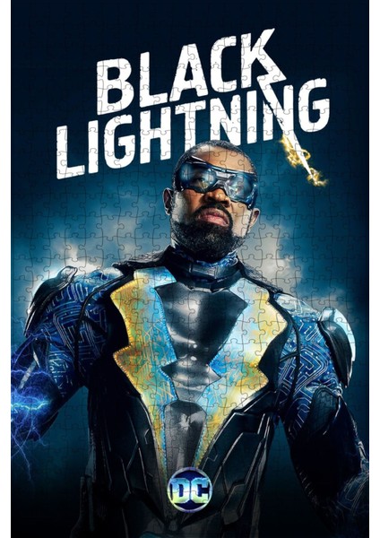 Black Lightning (2018) Film Posterinin 500 Parça Puzzle Yapbozu