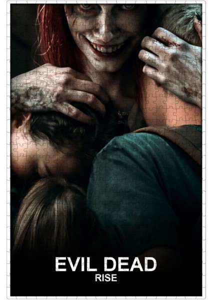 Evil Dead Rise (2023) Film Posterinin 500 Parça Puzzle Yapbozu K37