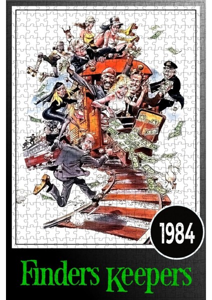 Finders Keepers (1984) Film Posterinin 500 Parça Puzzle Yapbozu