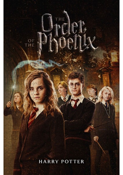 Harry Potter And The Order Of The Phoenix (2007) Film Posterinin 500 Parça Puzzle Yapbozu Sürüm3