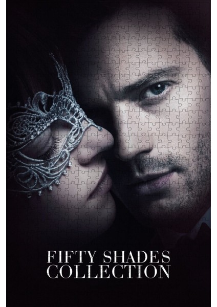 Fifty Shades Collection Film Posterinin 500 Parça Puzzle Yapbozu Sürüm2
