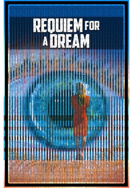 Requiem For A Dream (2000) Film Posterinin 500 Parça Puzzle Yapbozu T83