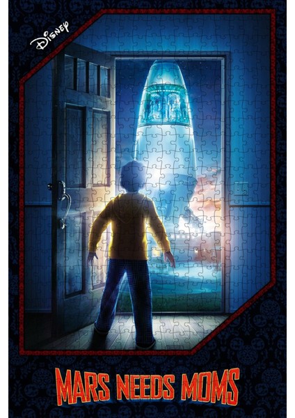 Mars Needs Moms (2011) Film Posterinin 500 Parça Puzzle Yapbozu