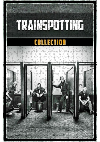Trainspotting Collection Film Posterinin 500 Parça Puzzle Yapbozu O70